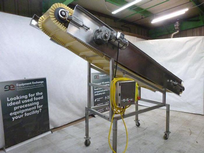 Used Incline Conveyor; 22"W x 11'L