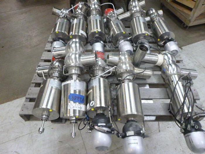 Used Pentair LE & VM Valves; 3" Dual Cavity/2 Way
