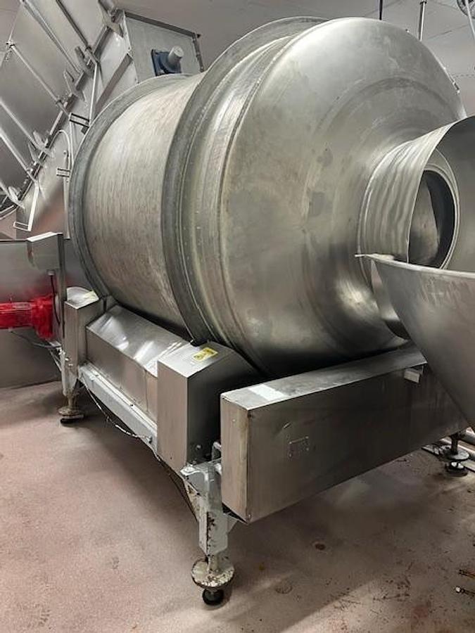 Used U-MEC Vacuum Tumbler on Load Cells; Md#1120