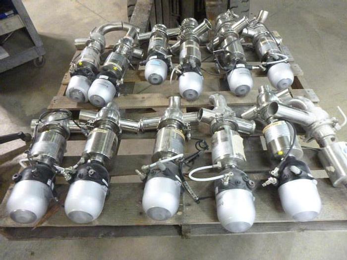 Used PENTAIR MODEL LE DOUBLE SEAT VALVES; 2"/3 WAY