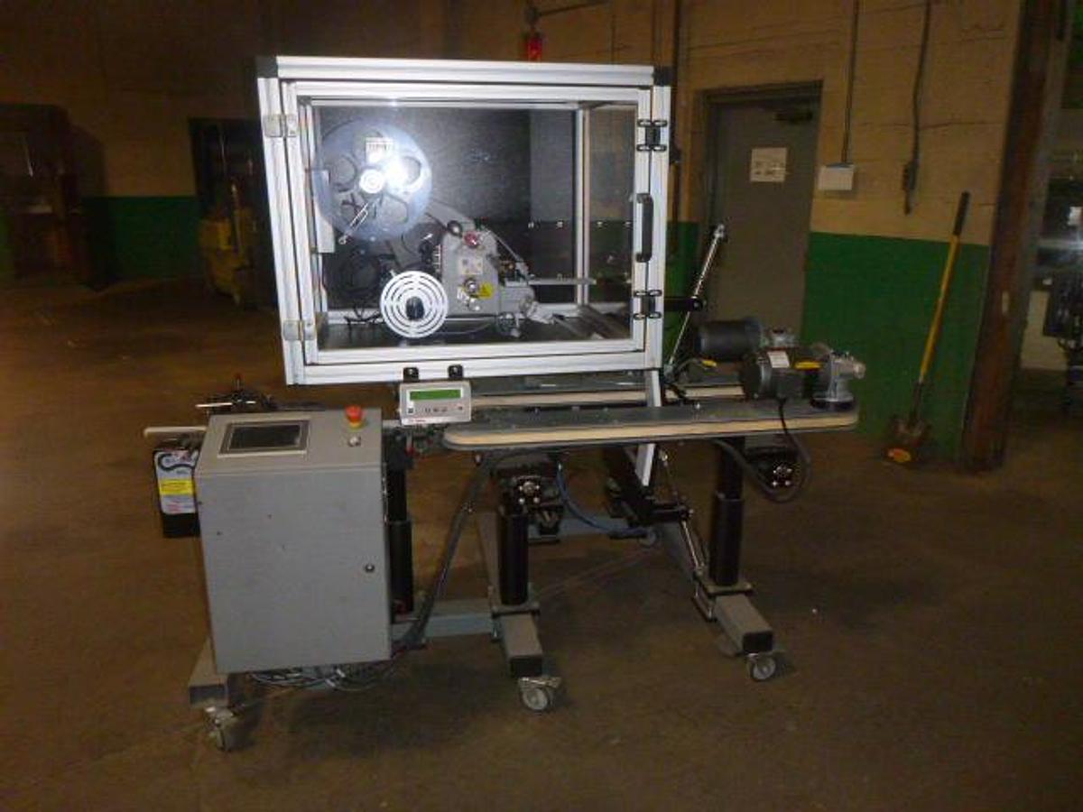 Used Weber Label Applicator, Md# Alpha Compact CC120LH