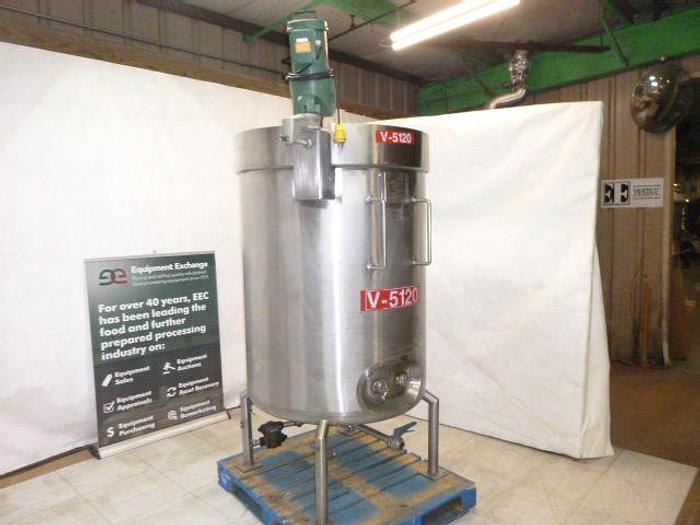 Used Precision Stainless Jacketed Mixing Tank; 200G