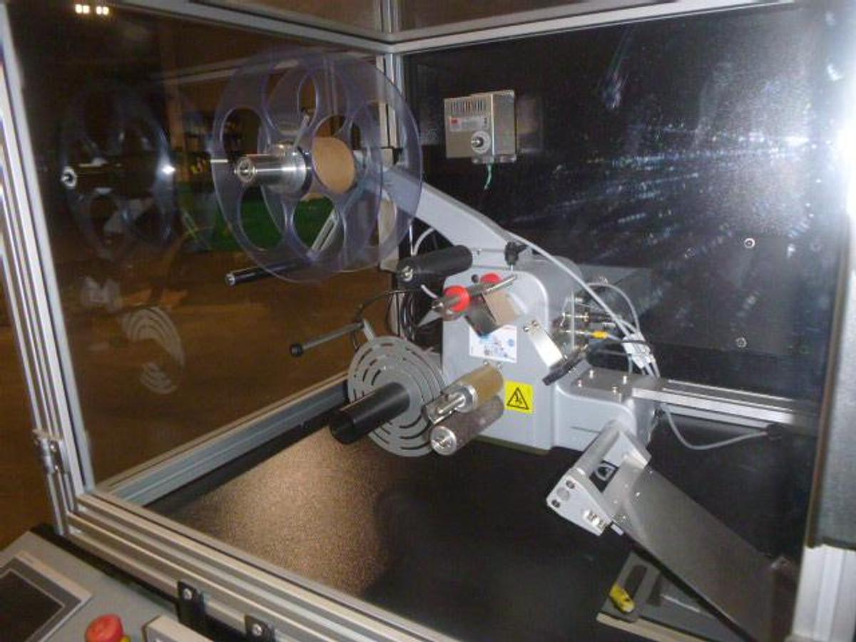 Used Weber Label Applicator, Md# Alpha Compact CC120LH