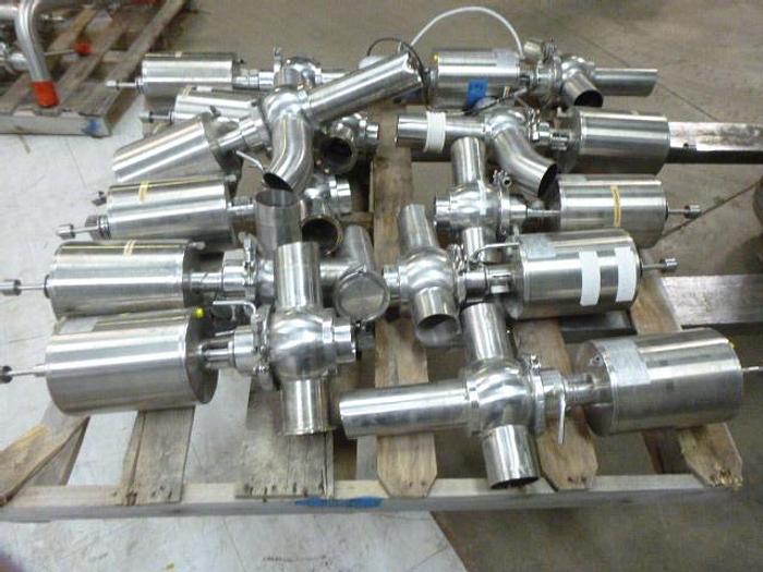 Used Pentair LE and VM Valves; 3"/3 Way