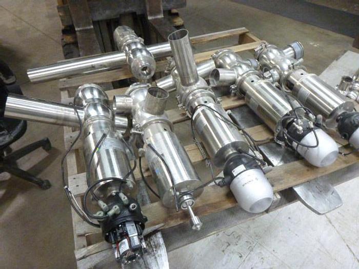 Used Pentair LE & VM Valves; 3" Dual Cavity/4 Way