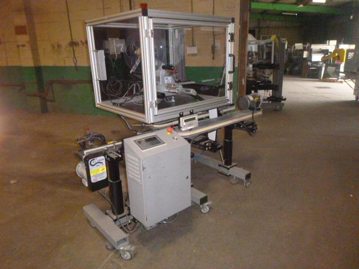 Used Weber Label Applicator, Md# Alpha Compact CC120LH