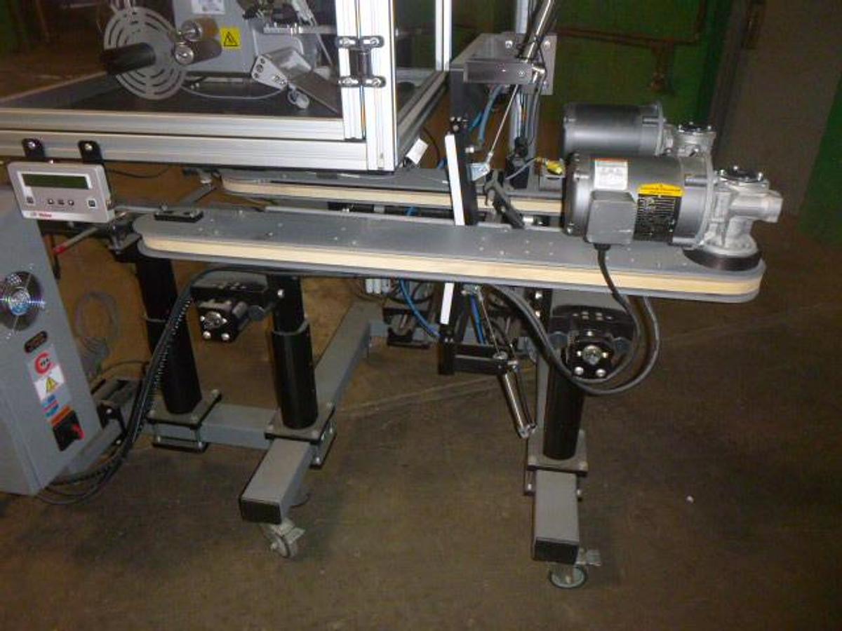 Used Weber Label Applicator, Md# Alpha Compact CC120LH