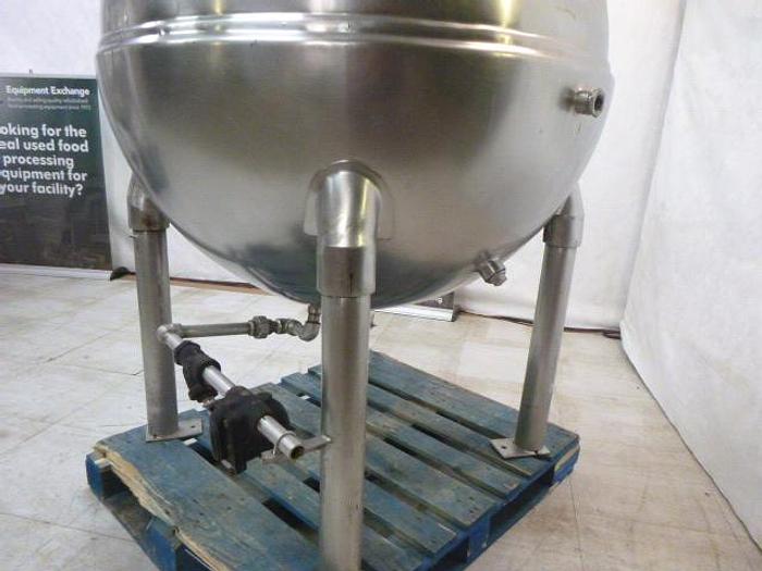 Used Groen 200 Gallon Stainless Steel Spherical Jacketed Scraper Agitated Kettle; Md#INA-200-SP
