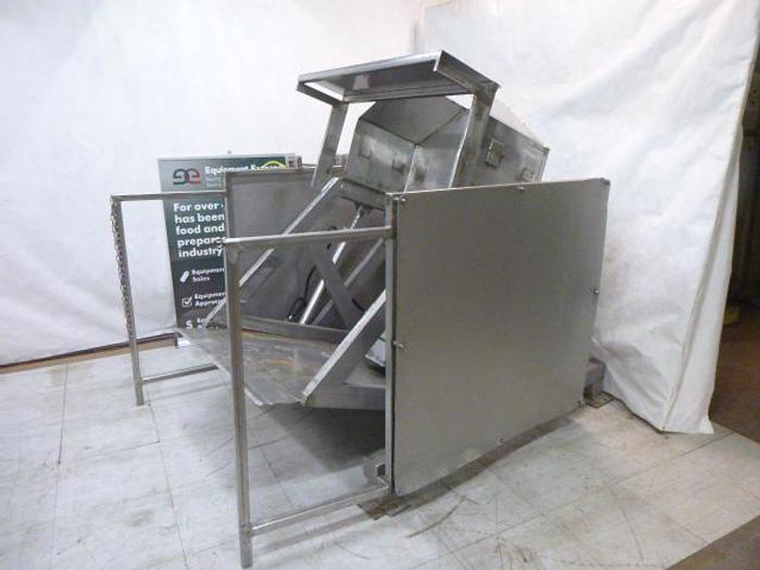 Used Stainless Steel Vat Dumper; 42" Pivot