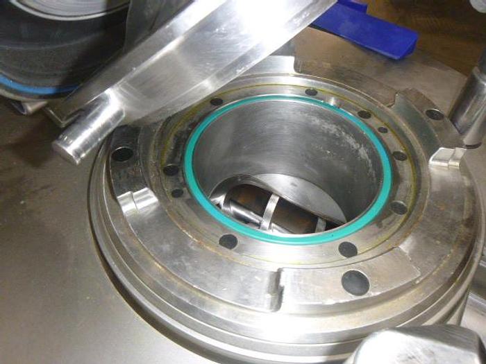 Used Vemag Vacuum Filler; Md#HP25E with Loaf Cutter and Load Hopper