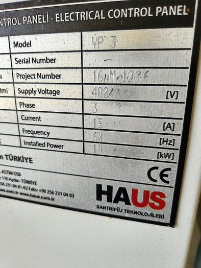 Used Haus Olive Extraction & Processing Line; Complete