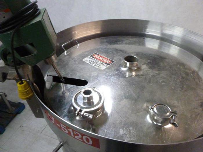 Used Precision Stainless Jacketed Mixing Tank; 200G
