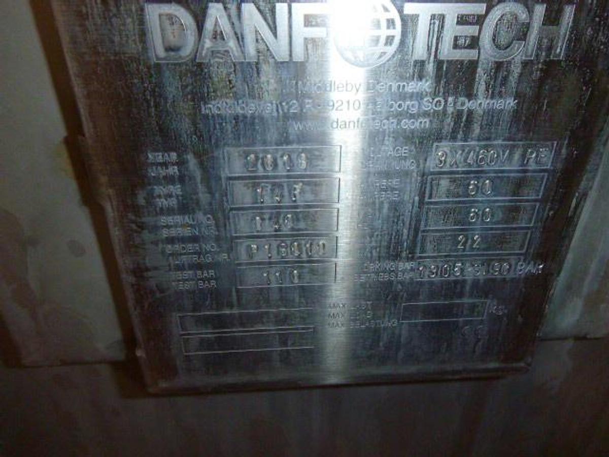 Used Danfotec Meat Press; Model 14F