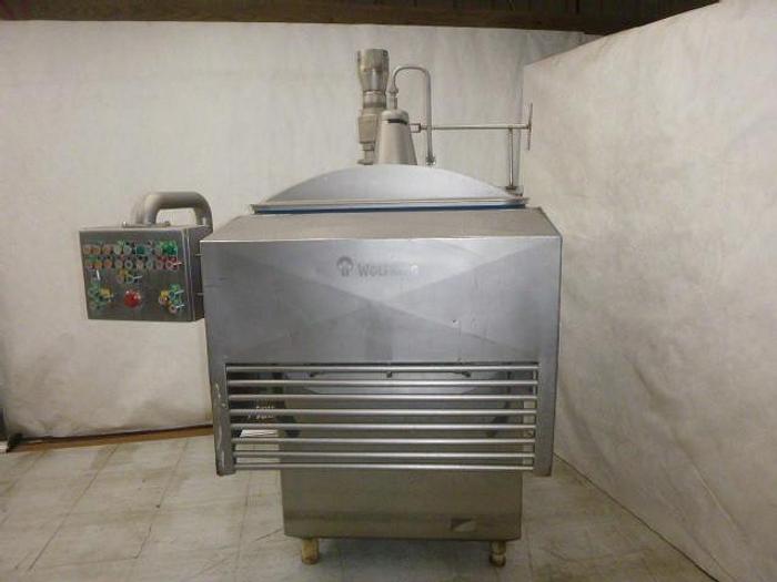 Used Wolfking Dual Shaft Paddle Blender, Vacuum and CO2, Md#TSMV400L