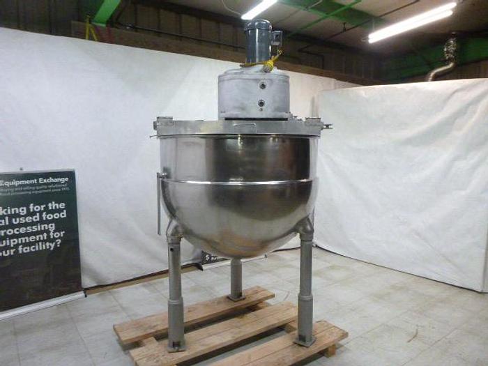 Used Groen Jacketed Steam Kettle with Single and Scrape Surface Agitation; Md#TA-200, 200G
