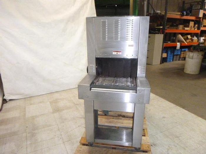 Used Heat Seal Hot Air Shrink Tunnel; Md#1734T-1