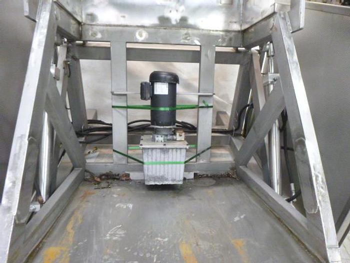 Used Stainless Steel Vat Dumper; 42" Pivot