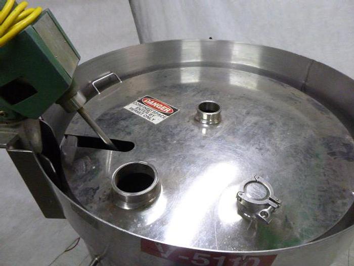 Used Precision Stainless Jacketed Mixing Tank; 200G