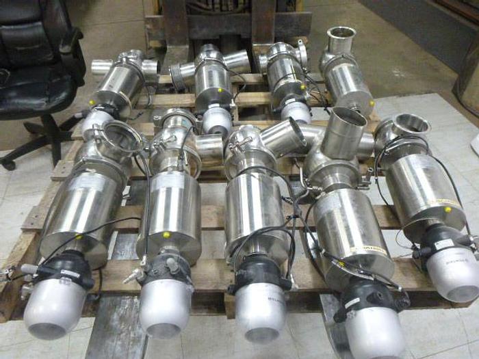 Used Pentair LE Double Seat Valves; 4"/ 3 Way