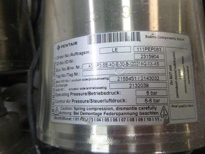 Used Pentair LE & VM Valves; 3" Dual Cavity/2 Way