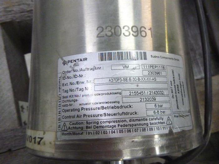 Used Pentair LE Double Seat Valves; 3" / 3 Way