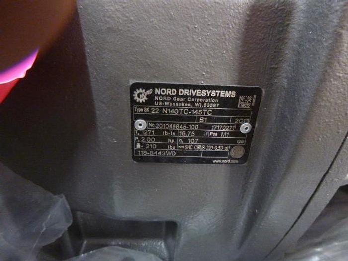 Used Nord Gearmotor; Md#SK22