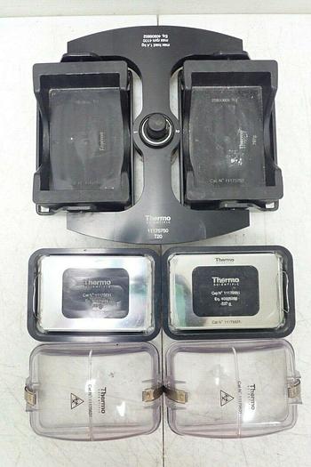 Used Thermo 11175750 T20 Centrifuge Rotor w/ 2 Plates, 2 11175631 Microplate Carriers