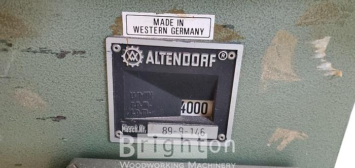 Used Altendorf F-45, Used Sliding Table Saw