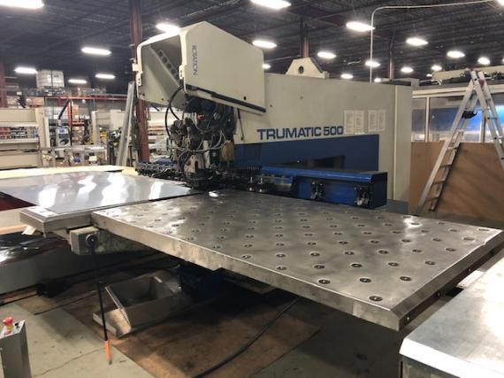 25 TON, TRUMPF TC-500 / 1300, 1995, CNC TURRET PUNCH
