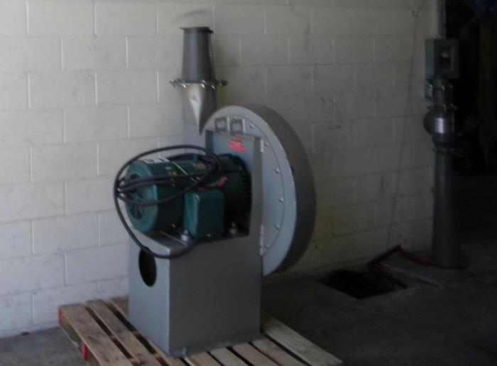 Used CINCINNATI FAN MDL HP8E26 TRIM BLOWER 25HP WITH VENTURI