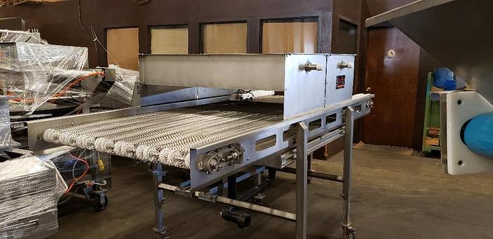 Used Washer, Belt, 42" x 100", Stainless Steel, Innotech, 2-Zone #5861449