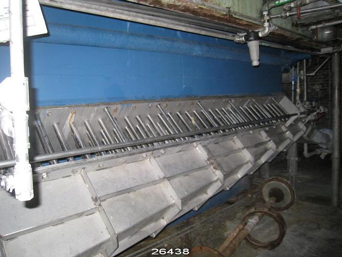 Refurbished Beloit  Mecfab Rebuild Of Beloit Headbox, 150" Deckle Width, Design To 2000 Fpm, 9000 Gpm, 12" Diameter Slice Roll, 18" Dia Inlet Pipe, 108 Tube Inlet Manifold #26438