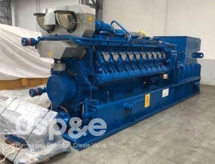 Used 2 MW 2018 Used MWM TCG2020V20 Natural Gas Generator Sets
