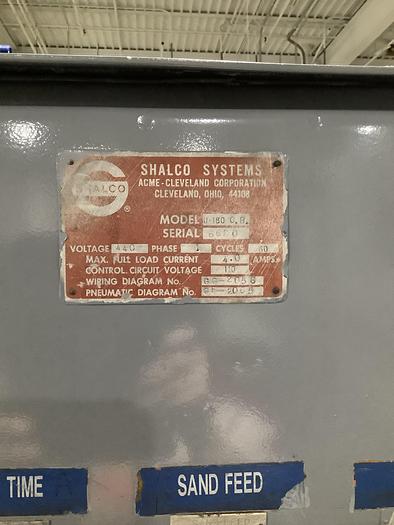 Refurbished SHALCO  U180 COLD BOX CORE MACHINE