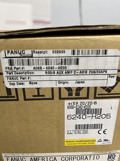 FAUNC A06B-6240-H205 SERVO AMPLIFIER