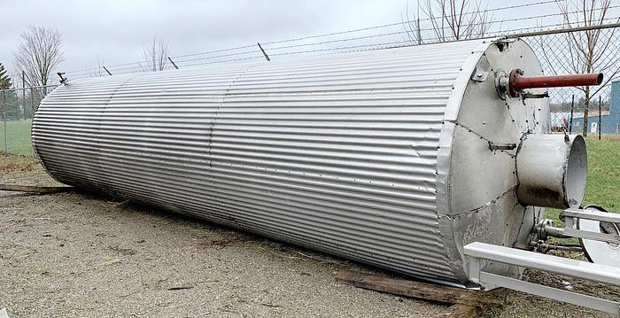 USED 8040 GALLON ''API 650'' STAINLESS STEEL, INSULATED WITH MIXER