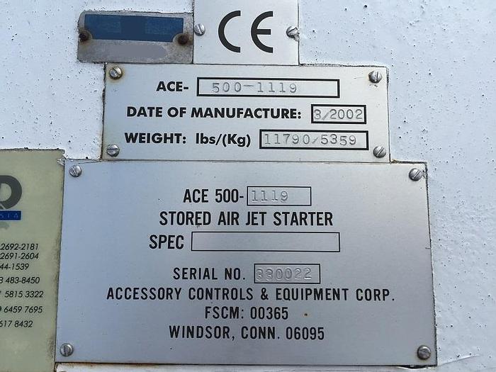 Used 2002 TLD ACE Air Start Bottle -
Electric Motor