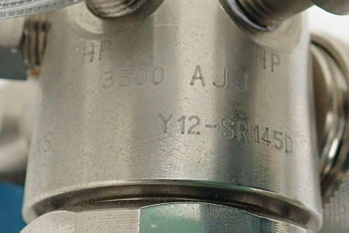 Used Airgas Y12-SR145D Gas Regulator with Smart Indicating Regulator SIR Cartridge