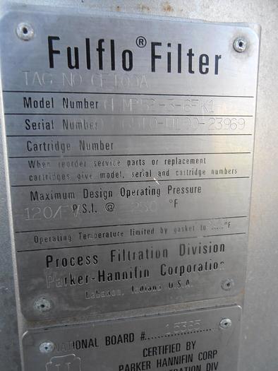 Used Filter, Cartridge, 304 S/st, 25" X 42", Fulflo, #C740826