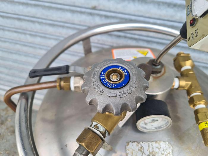 Used Cryoservice 75 Litre Liquid Nirtogen Vessel