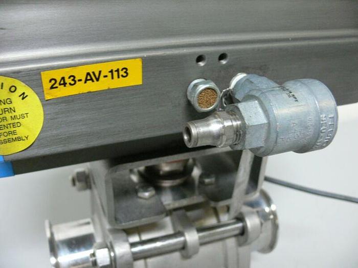 Used Marwin Valve UT-3.5SR-05 Pneumatic Actuator, 2.5" Valve