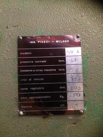 Usato PRESSA PICECI 60 TON