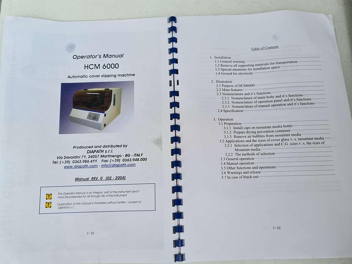 Used DiaPath HCM6000 Automatic Coverslipper