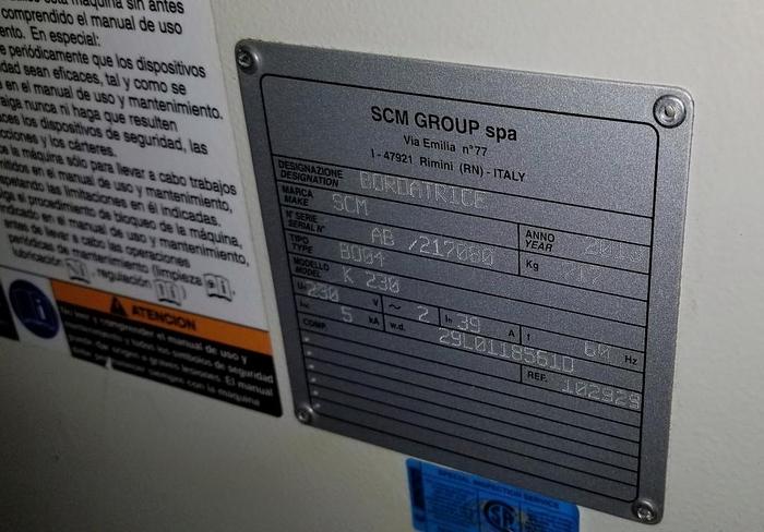 Used 2013 *SOLD* Edgebander - SCM Olimpic K230