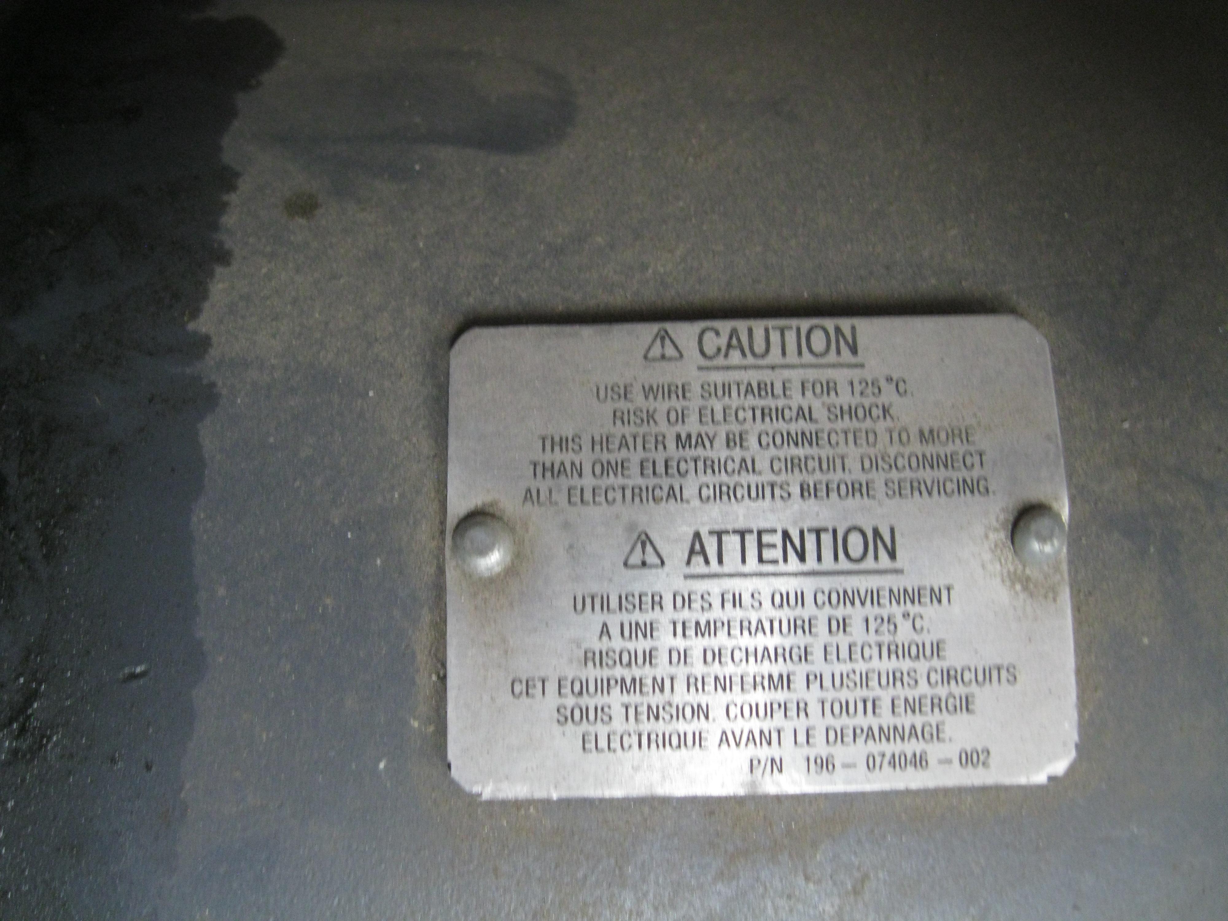 Usado IMMERSION HEATER