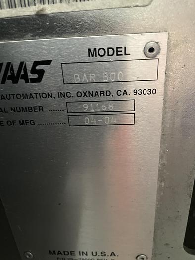 Used 2004 HAAS SL-30 CNC Turning Center