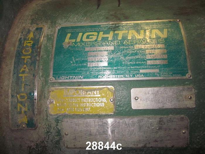 Used Lightnin 4VS50 Agitator Side Mount,  44" Propeller Diameter #28844