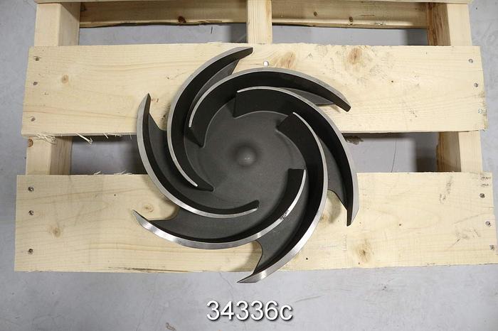 Used Goulds 3196 MTX Pump Impeller, 4x6c13 #34336