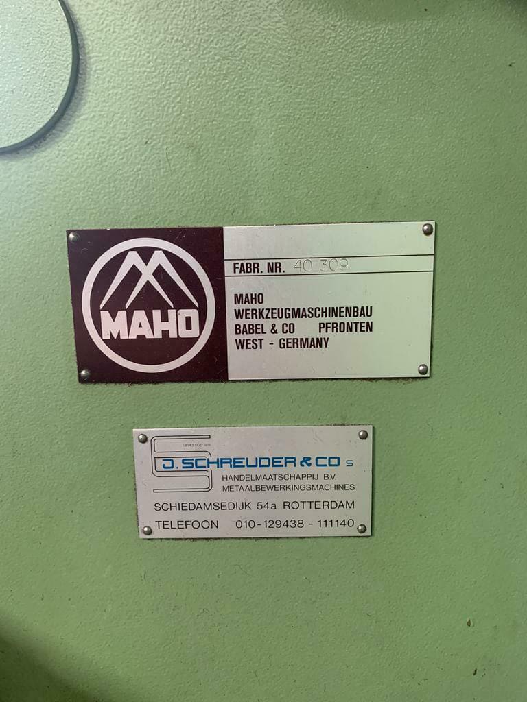 Used MAHO MH 400 P