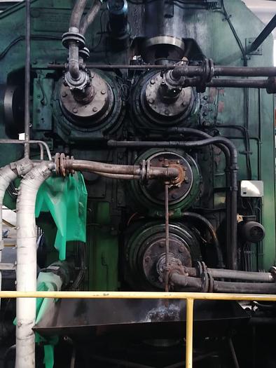 Used Comerio Ercole 2300mm wide 4 roll inverted L Calender